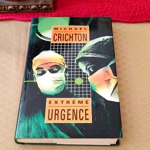 Vintage book: Extreme Urgence by Michael Crichton French édition